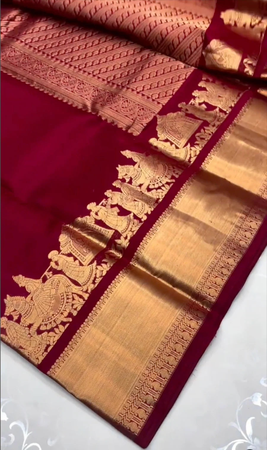Most Beautiful Viral Kanchivaram Bridal Saree